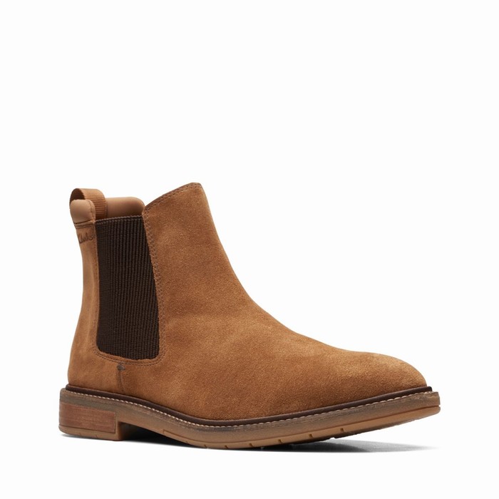 Bottes Clarks Clarkdale Hall Homme Marron | VGMOESHB
