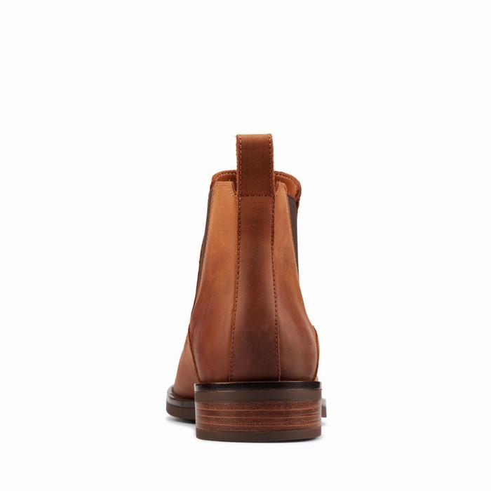 Bottes Clarks Memi Top Femme Marron Foncé | ABU59QOL