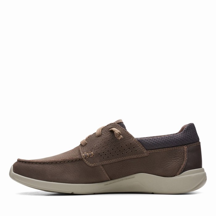 Loafers Clarks Gorwin Moc Homme Marron | IARZ3ERU