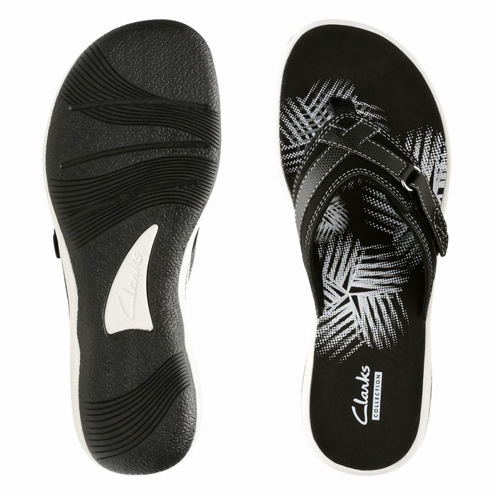 Sandales Clarks Breeze Sea Femme Noir | OIF05RBK