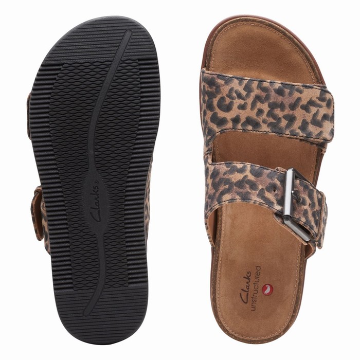 Sandales Clarks Elayne Ease Femme Leopard | ELYO6PID