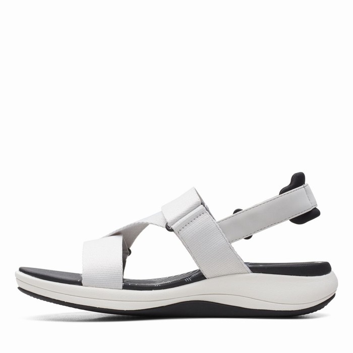Sandales Clarks Mira Sun Femme Grise Clair | HD3S85M7